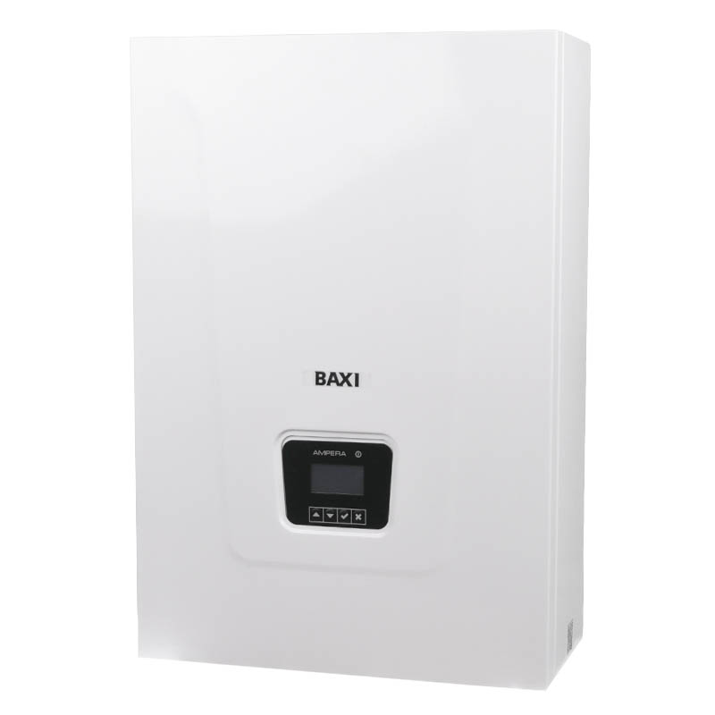 Настенный электрокотел для кухни Baxi Ampera 9 (9кВт E8403109, 220 V) электрический настенный котел baxi ampera 12 энергосберегающий
