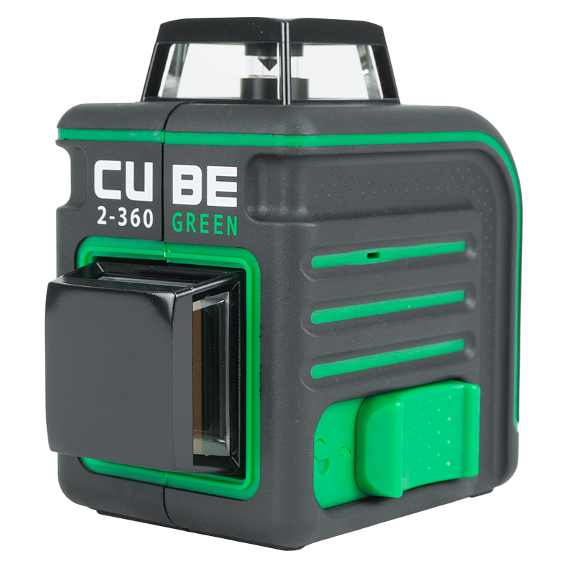 Построитель лазерных плоскостей ADA Cube 2-360 Green Professional Edition А00534 построитель лазерных плоскостей самовыравнивающийся zitrek ll12 gl cube 12 линий зеленый луч 1 литиевый аккумулятор