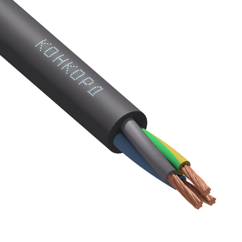 Кабель КГтп-ХЛ Конкорд 3х2.5 кабели и провода силовые для стационарной прокладки русский свет кабель ввг пнг а ls 2х2 5 ок n 0 66кв уп 100м