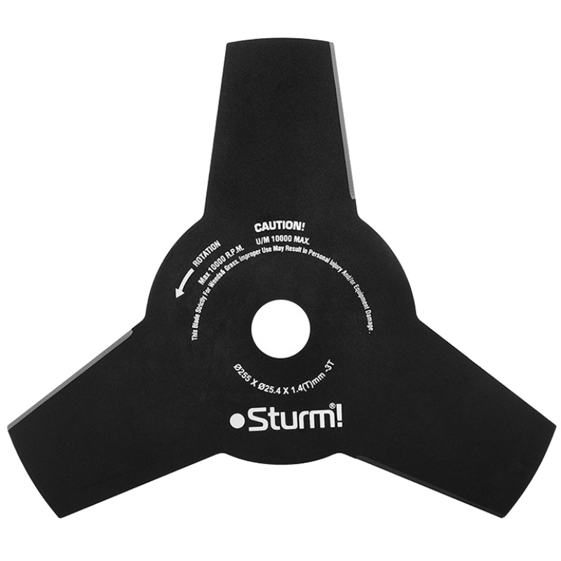 Трехлепестковый нож для триммера Sturm BT8942D-998 шнек для мотобуров sturm ea 02 250