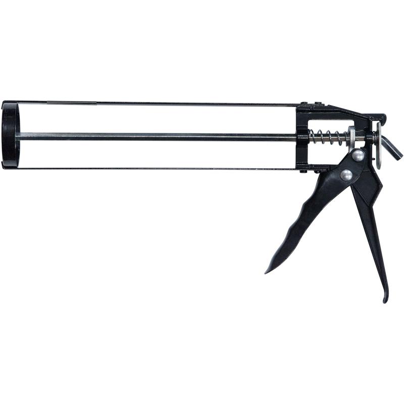 Пистолет для герметика Blast BASIC 591000 (скелетный, вес 0.25 кг) пистолет для герметика rexant 310мл скелетный с фиксатором 12 7201