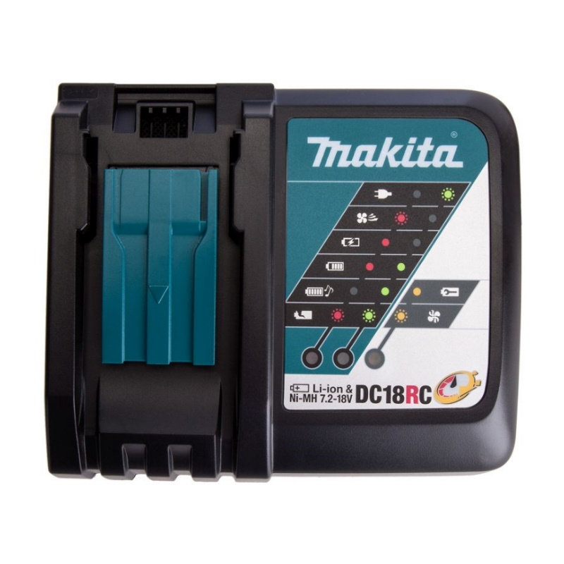 Зарядное устройство Makita 630793-1, для одной АКБ 7.2-18 В зарядное устройство makita dc40ra 191e10 9