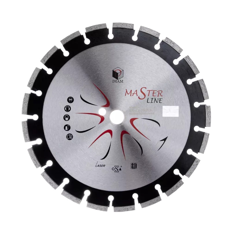 Алмазный отрезной диск асфальту Diam Master Line 000489 (350x3.0x10x25.4 мм) алмазный диск diam master line 000495 350x3 0x10x32 25 4 мм