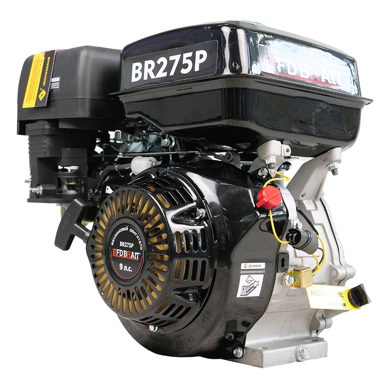 Двигатель бензиновый Brait BR275P 03.01.206.002 двигатель бензиновый brait br220p19 03 01 008 002 7 л с диаметр 19 мм