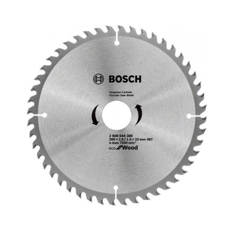 Пильный диск Bosch ECO WO 200x32-48T 2608644380 пильный диск bosch std wo 190x30 48t 2608640617