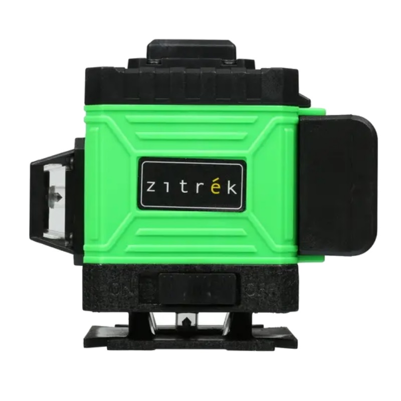 Построитель лазерных плоскостей самовыравнивающийся Zitrek LL12-GL-Cube (12 линий, зеленый луч, 1 литиевый аккумулятор) построитель лазерных плоскостей zitrek ll4v1h rl со штативом зеленый