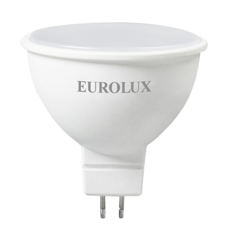 Светодиодная лампа Eurolux LL-E-MR16-7W-230-2,7K-GU5.3 лампа светодиодная eurolux ll e a60 13w 230 2 7k e27