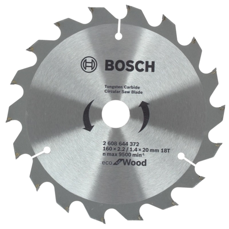 Пильный диск Bosch ECO WOOD 2.608.644.372 (160x20 мм) пильный диск bosch eco wo 200x32 48t 2608644380