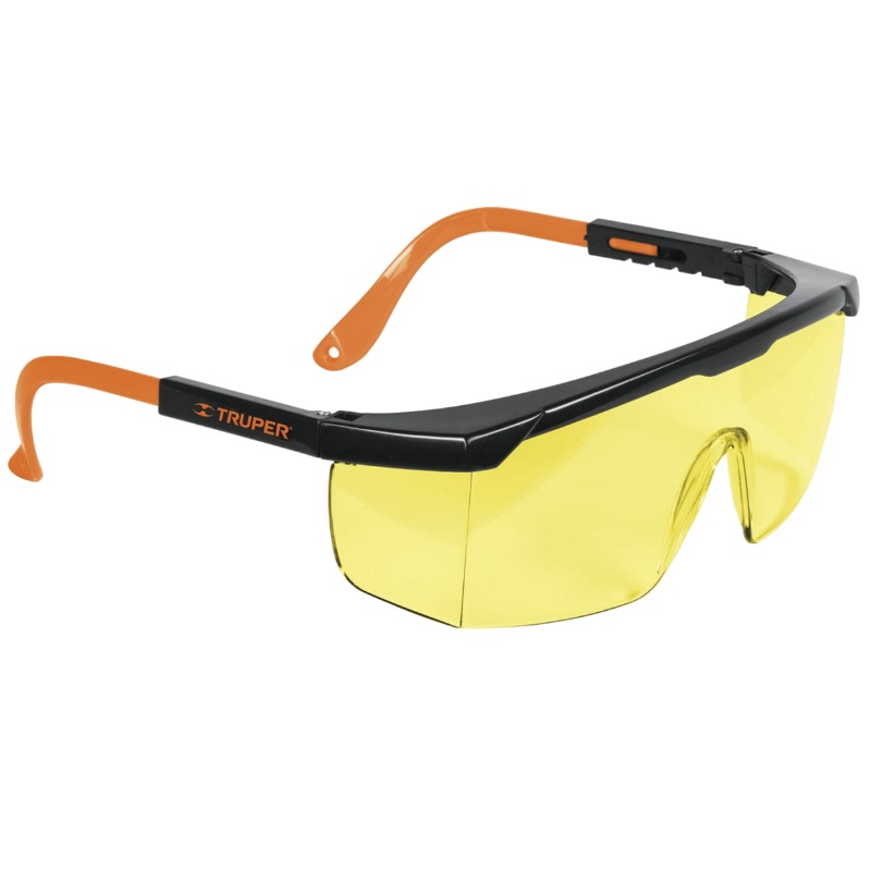 Очки защитные, янтарь Truper LEN-2000A 15137 защитные очки milwaukee enhanced для автосервиса с покрытием as af открытые желтые
