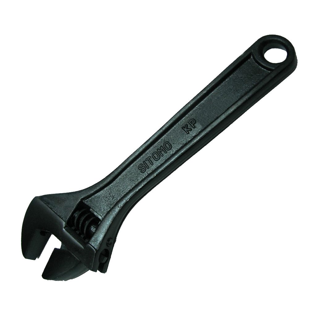 Разводной ключ Sitomo КР-36 (оксидированный, длина 300 мм, расстояние губок 36 мм) ключ трубный разводной 2 зубр стиллсон 27339 2 z02