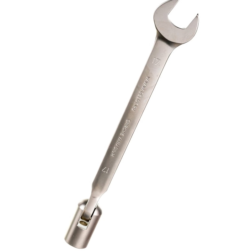 Ключ комбинированный Дело Техники 516017, шарнирный 17 мм комбинированный ключ дело техники 511022 22 мм