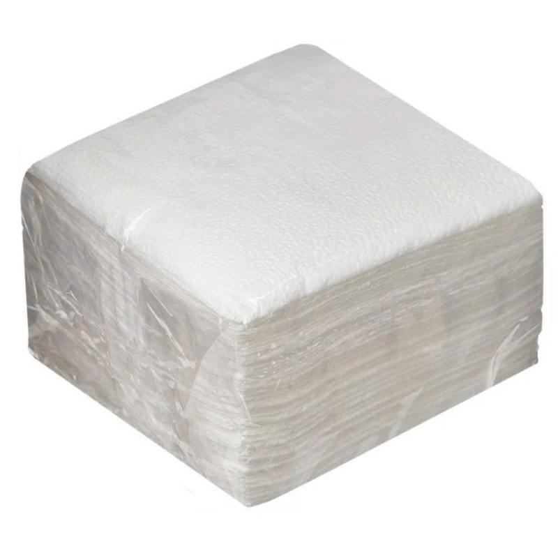 Бумажные салфетки белые (100 шт.) салфетки бумажные kleenex collection 100 шт