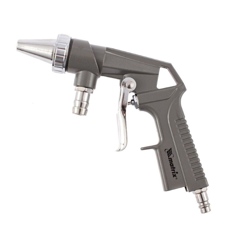 Пескоструйный пистолет Matrix 57328 со шлангом пистолет для герметика полузакрытый matrix 88640 310 мл