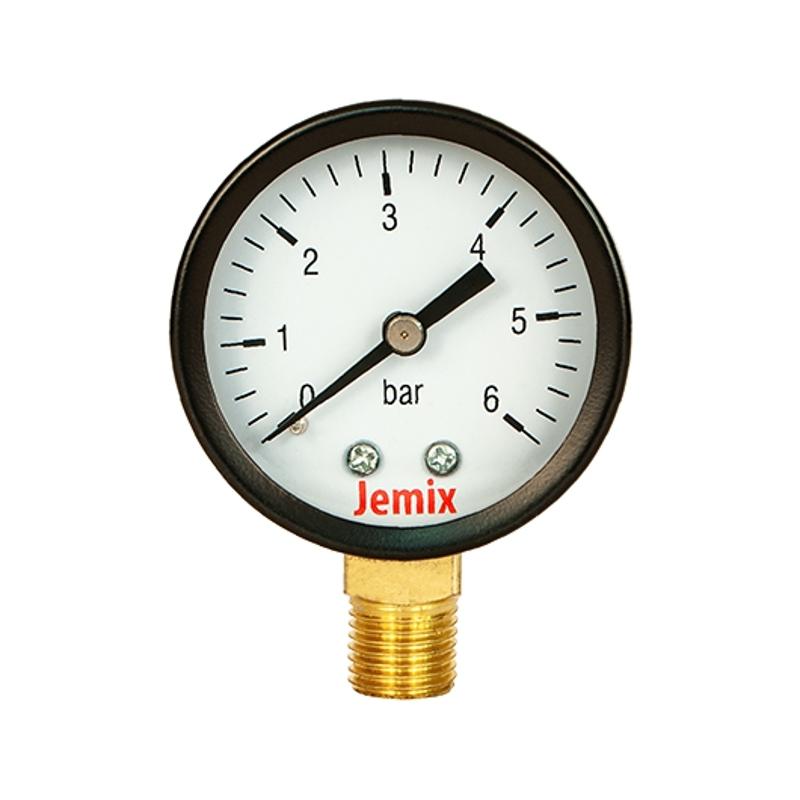 Манометр радиальный Jemix XPS-R термоманометр радиальный 120 с 0 6 мпа 1 2 70 мм