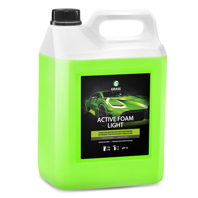 Активная пена Grass Active Foam Light (5 л) твёрдый воск grass hard wax dt 0155