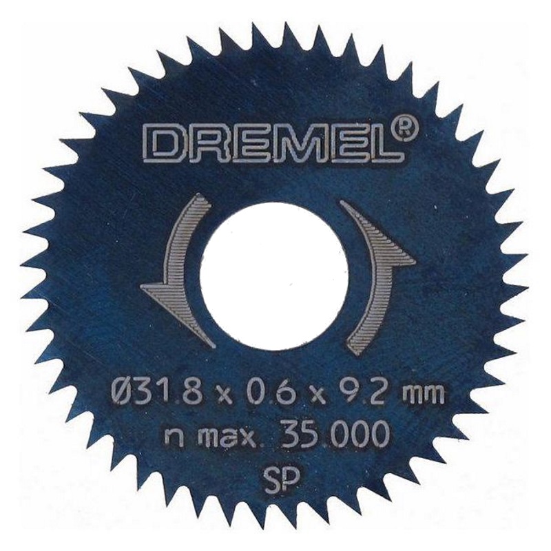 Пильный диск по дереву Dremel 2.615.054.6JB (31.8 мм) гравировальный бор dremel 7103 2 615 710 3ja шар 2 мм
