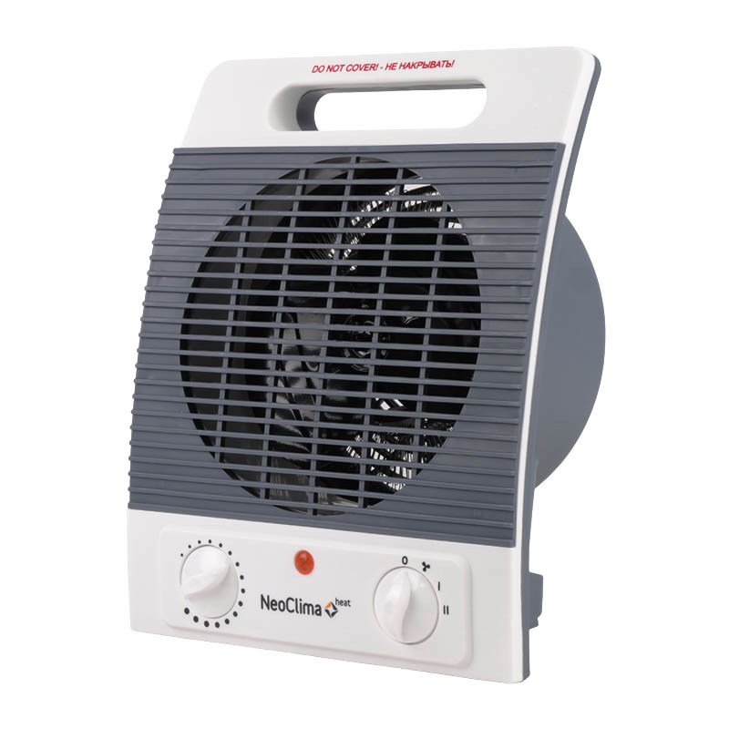Напольный воздухообогреватель для дома NeoClima FH-05 (мощность 2000 вт, вес 0.9 кг, встроенный термостат) опора к рециркулятору neoclima
