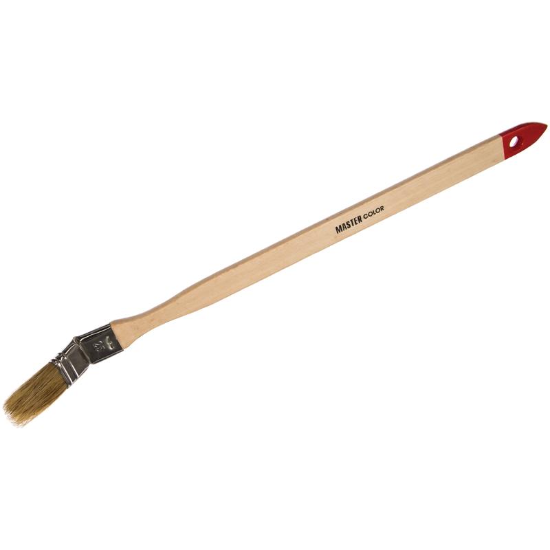 Кисть радиаторная Master Color 30-0301 кисть флейцевая master color 30 0012 35 мм деревянная ручка