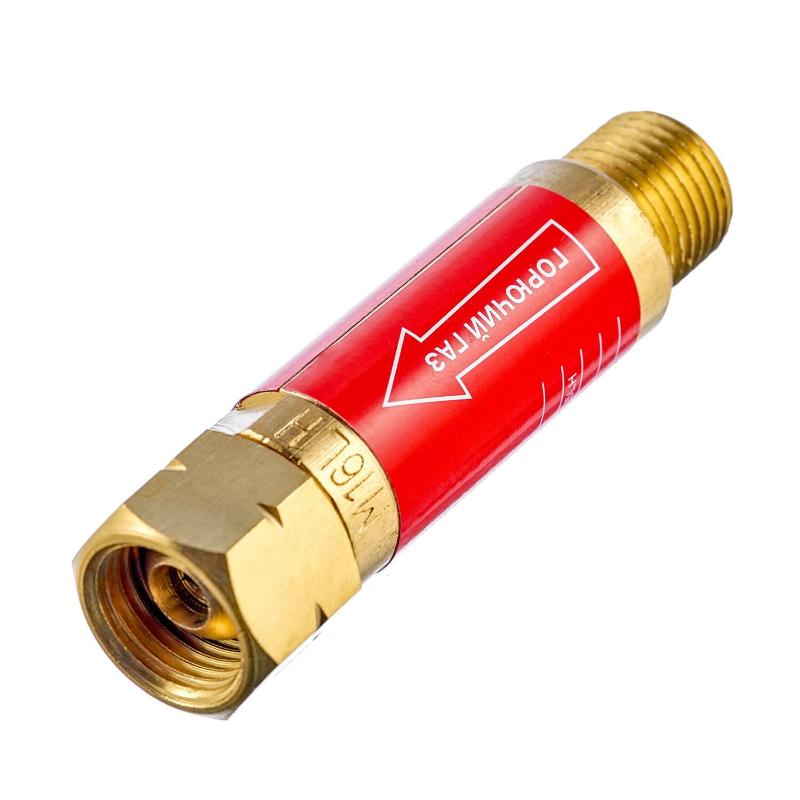 Клапан огнепреградительный газовый КОГ (на резак или горелку) М16х1.5LH обратный клапан кислородный на резак или горелку arma