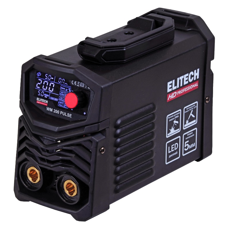 Сварочный инвертор Elitech WM 200 PULSE 204466, MMA, TIG oximeter storage case fingertip pulse oximeter travel case