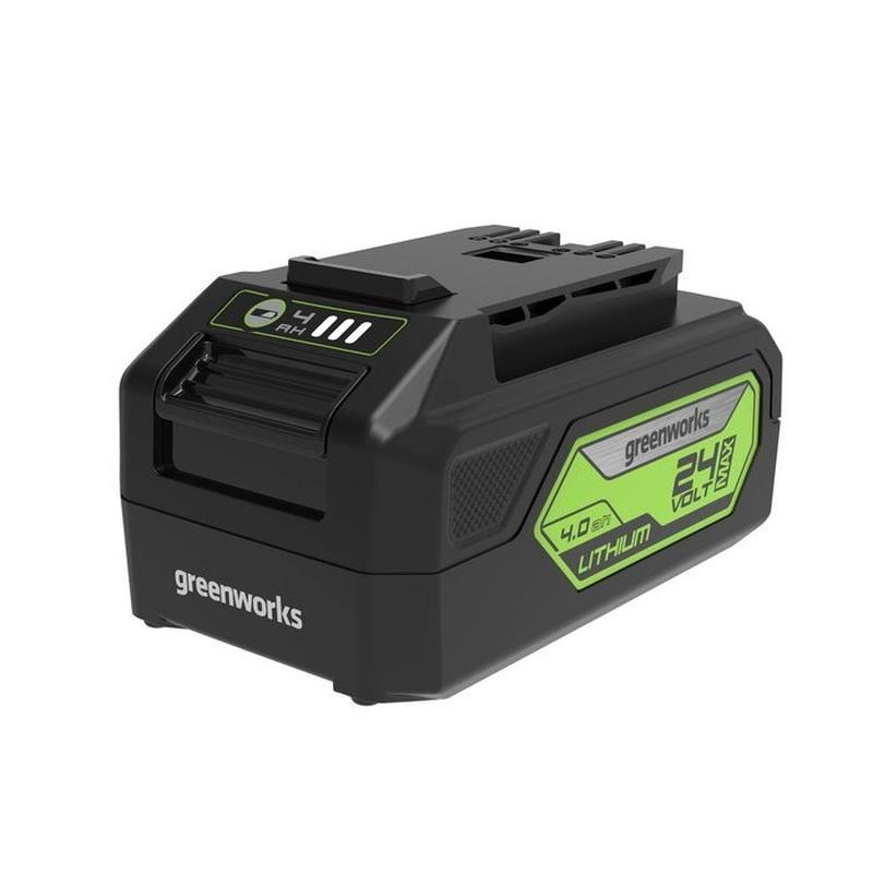 Аккумуляторная батарея Greenworks 24В, 4А*ч, литий-ионная, с USB разъемом 2939307 аккумулятор greenworks g40b4 2927007 40v 4 а ч