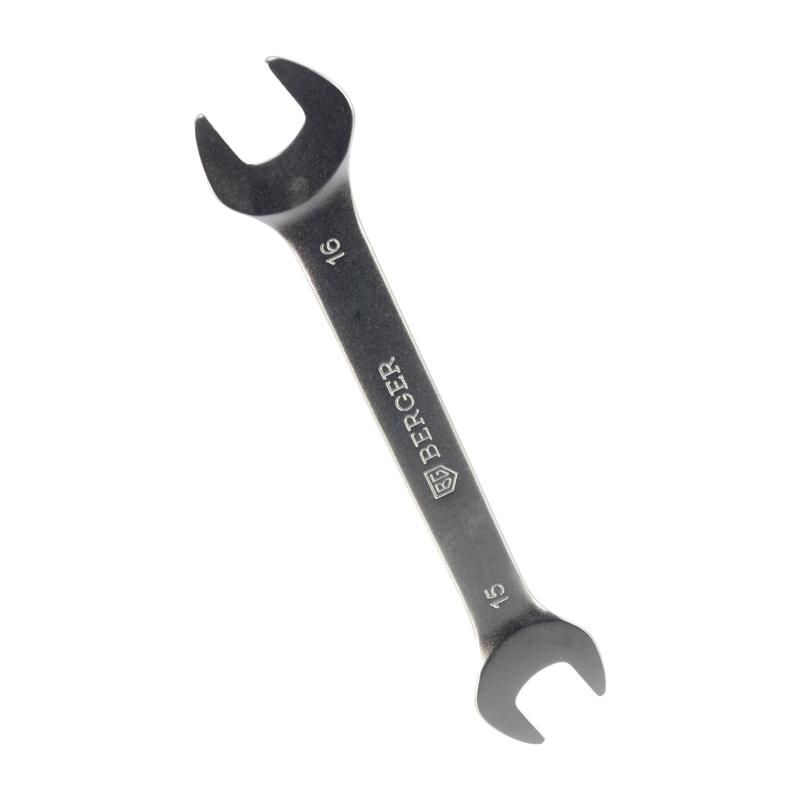 Рожковый ключ Berger BG1090 (15x16 мм) ключ рожковый bartex 14х15 мм матовый crv сталь