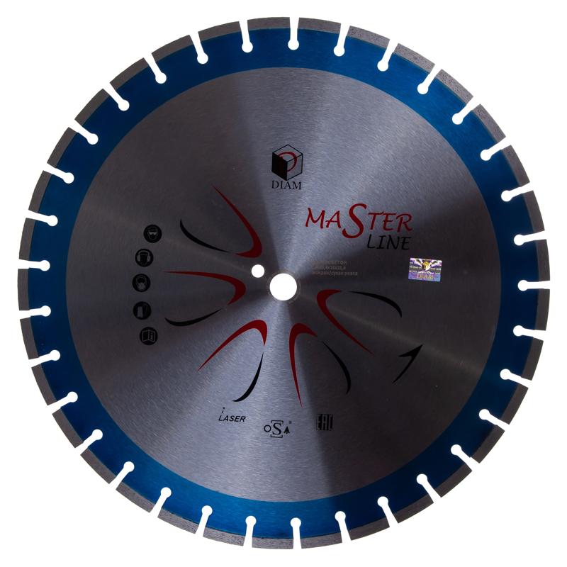 Алмазный диск Diam Master Line Железобетон 500x3,4x10x25,4 мм 000506 алмазный отрезной диск diam асфальт extra line 000619 350x3 2x12x25 4 мм
