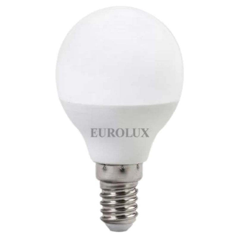 Светодиодная лампа Eurolux LL-E-G45-7W-230-2.7K-E14 светодиодная лампа eurolux ll e a70 20w 230 2 7k e27