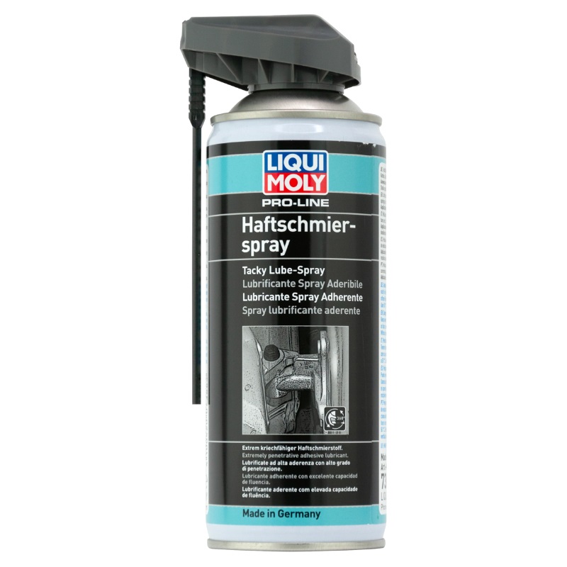 Профессиональная сверхлипкая смазка-спрей Liqui Moly Pro-Line Haftschimer Spray (0,4 л) 7388 универсальная смазка спрей wd 40 100мл wd0000