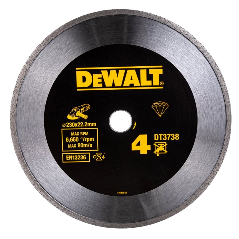 Алмазный диск DeWalt DT3738-XJ по керамограниту и плитке (сухой) диск алмазный отрезной для угловых шлифмашин fit 37453 125 мм 22 2 мм
