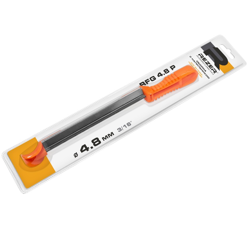 Обойма напильника Rezer RFG P 4,8 мм, пластиковая рукоять ручка для напильника stihl new fh 1
