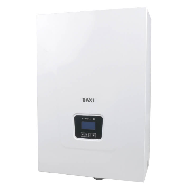 Котел настенный электрический для ванной комнаты Baxi Ampera 14, 14 кВт E8403114 конденсационный настенный котел baxi