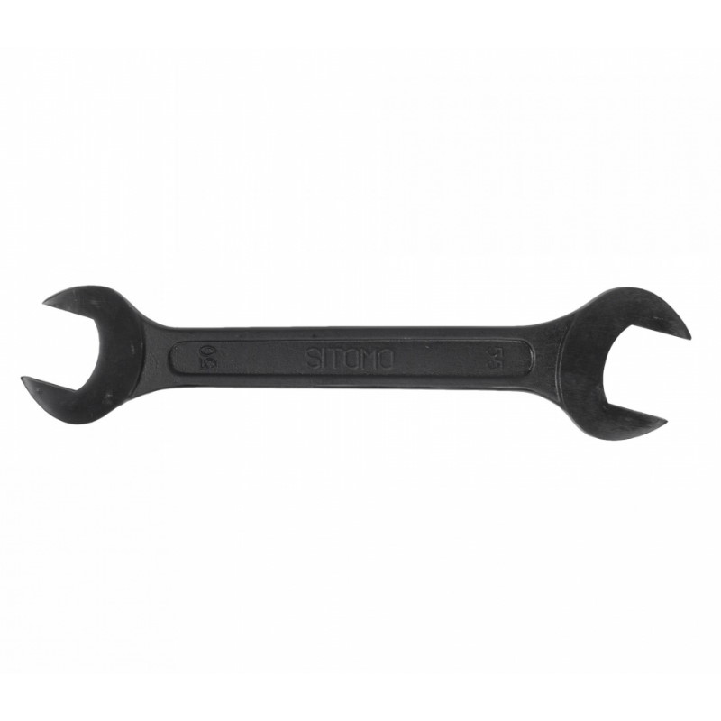 Ключ рожковый Sitomo SIT 50x55 мм (длина 448 мм, черный, углеродистая сталь) ключ накидной оксидированный двусторонний sitomo 12x13 мм sit