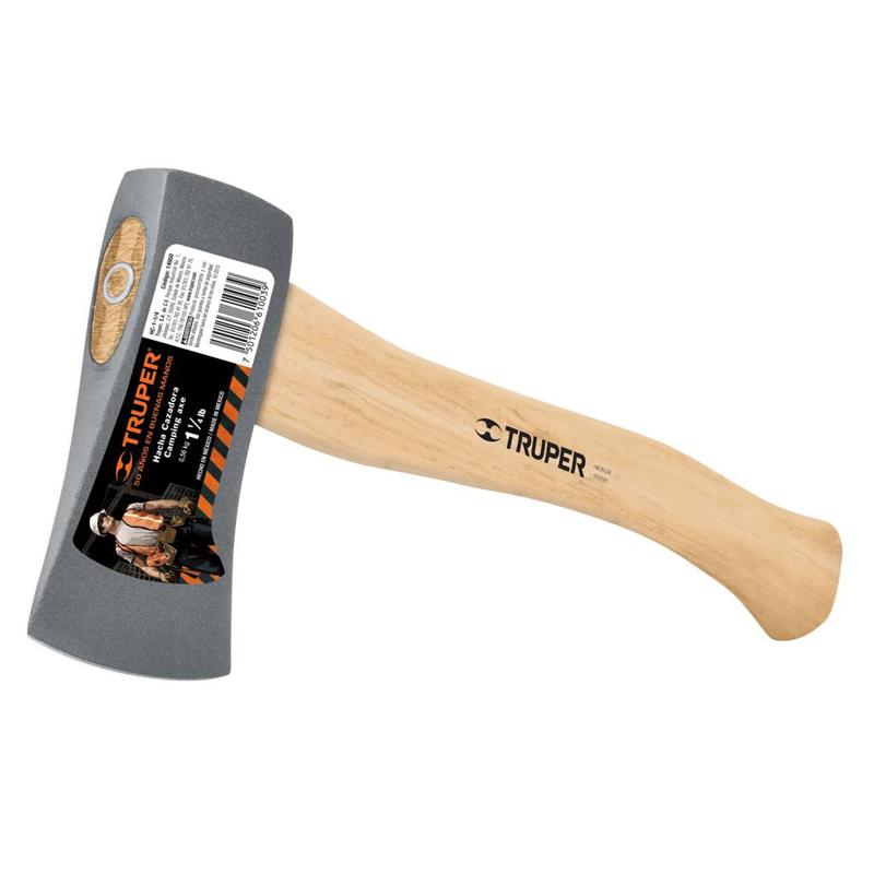 Топор Truper HC-1-1/4 14950 с деревянной рукояткой, 565 гр. топор с деревянной ручкой 0 6 кг 32 5 см