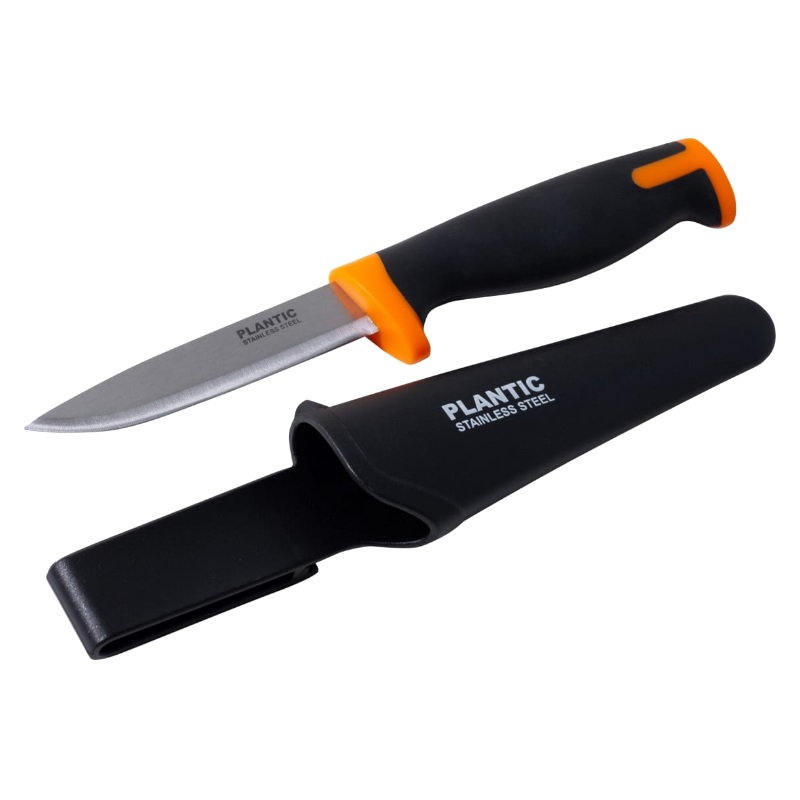 Нож общего назначения Plantic 27401-01, лезвие длиной 95 мм, толщина 2.5 мм медиаторы alice ap 12k целлулоид разно ные перламутровые 12шт толщина 0 46 0 81