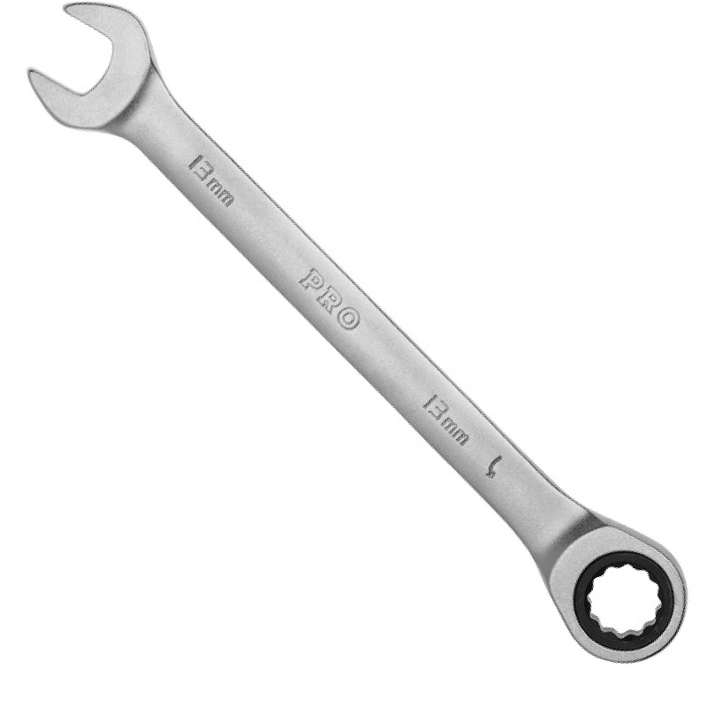 Ключ комбинированный STARTUL PRO-7013, 13мм, трещоточный ключ комбинированный сибртех 14975 9 мм желтый цинк